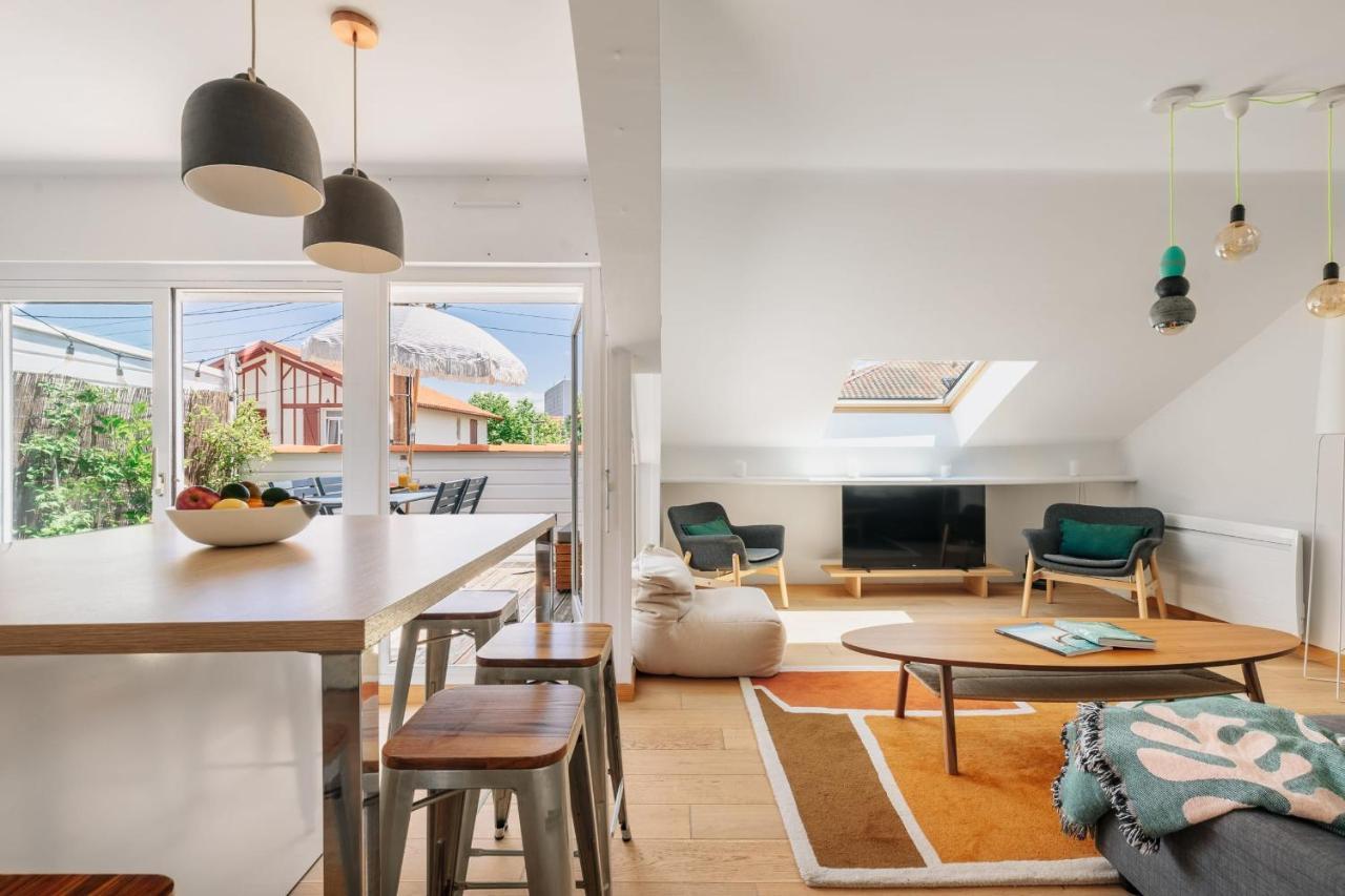 Little Bibi Terrace - Cote Des Basques And Private Garage Apartman Biarritz Kültér fotó